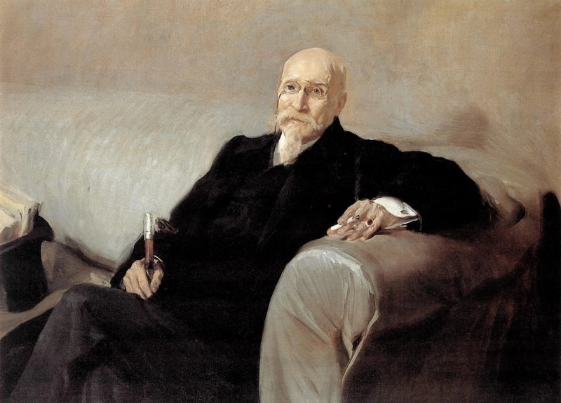 Porträtt av José Echegaray - Joaquín Sorolla