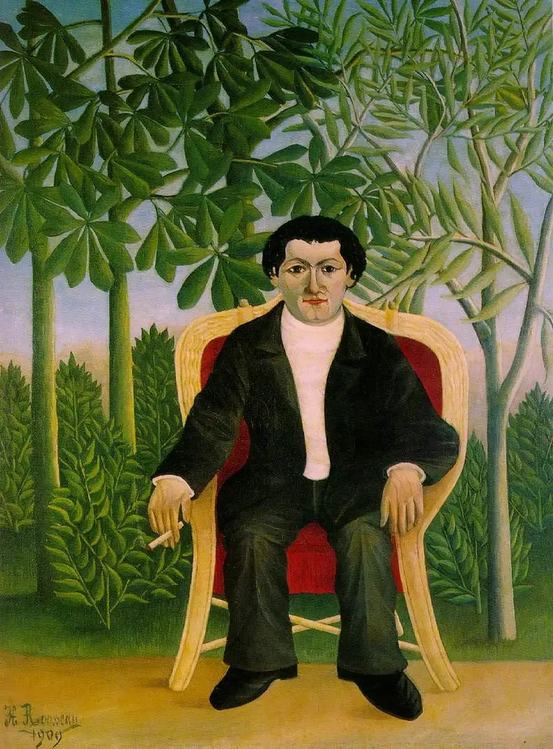 Porträtt av Joseph Brummer - Henri Rousseau