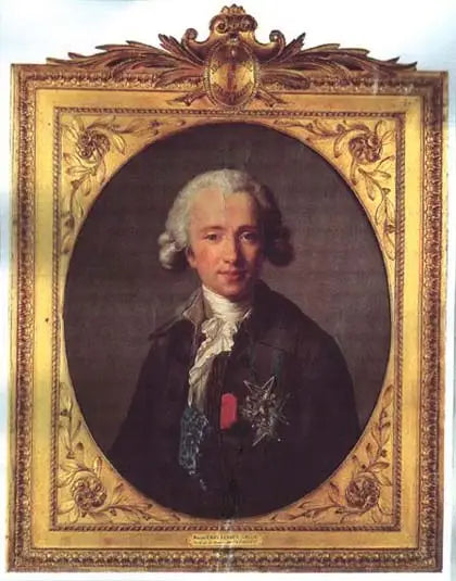 Porträtt av Joseph Hyacinthe François de Paule de Rigaud, greve de Vaudreuil, 1784 - Élisabeth Vigée Le Brun