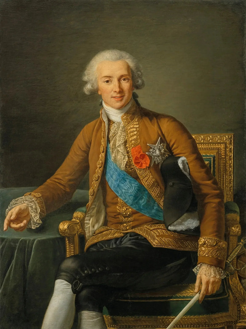 Porträtt av Joseph Hyacinthe François-de-Paule de Rigaud, greve av Vaudreuil - Élisabeth Vigée Le Brun