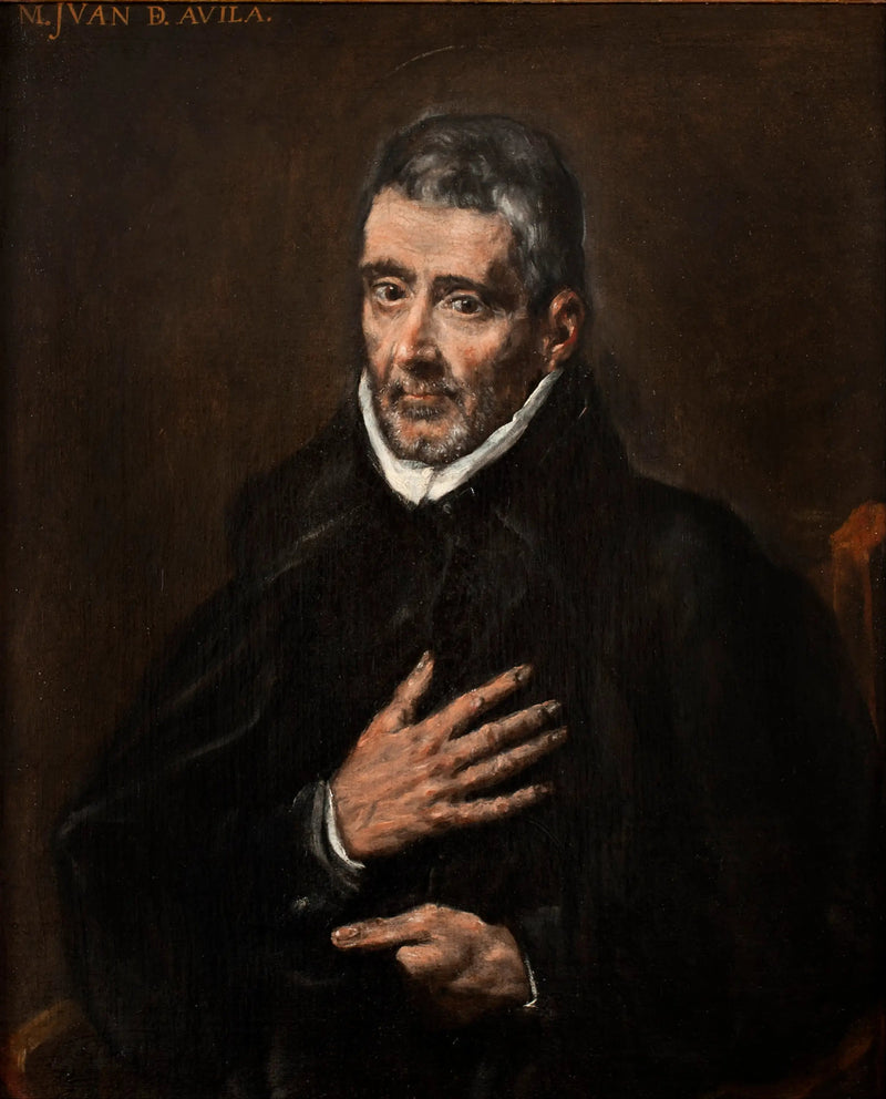Porträtt av Juan de Avila - El Greco