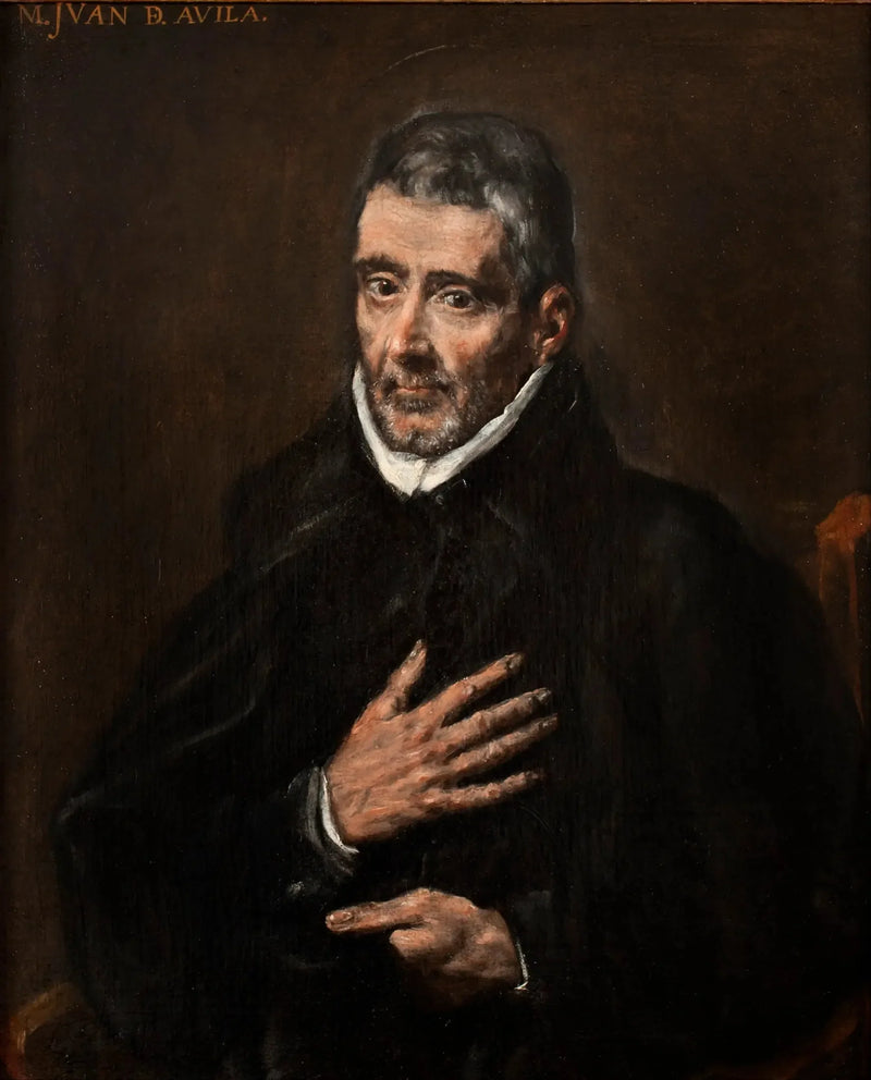 Porträtt av Juan de Avila - El Greco