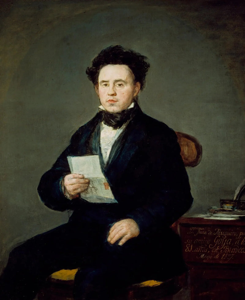 Porträtt av Juan Bautista Muguiro - Francisco de Goya