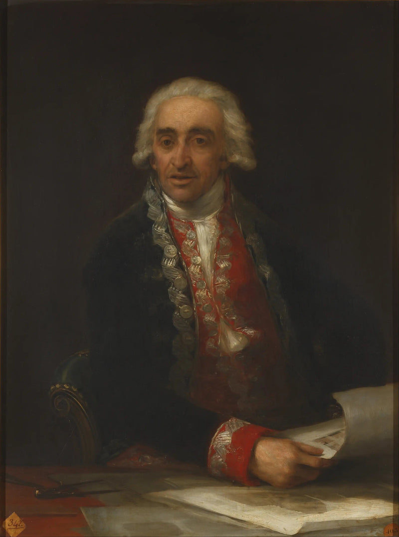 Porträtt av Juan de Villanueva - Francisco de Goya