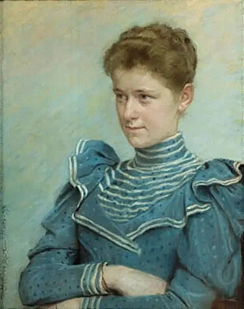 Porträtt av Julie Reinhard, född Vett. - Peder Severin Krøyer