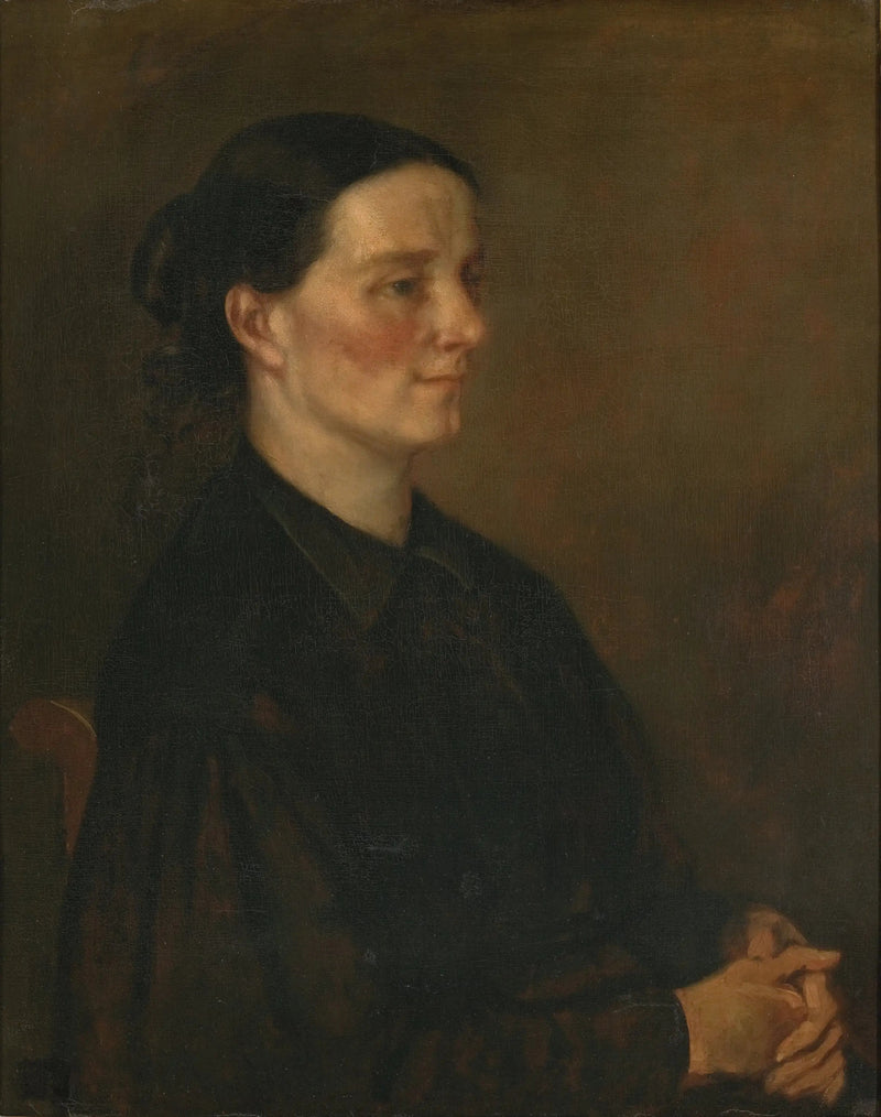 Porträtt av Juliette Courbet - Gustave Courbet
