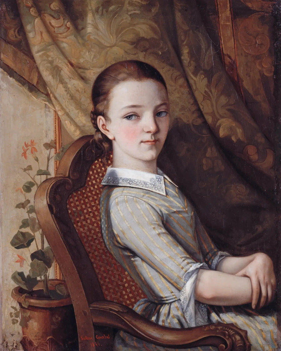 Porträtt av Juliette Courbet - Gustave Courbet