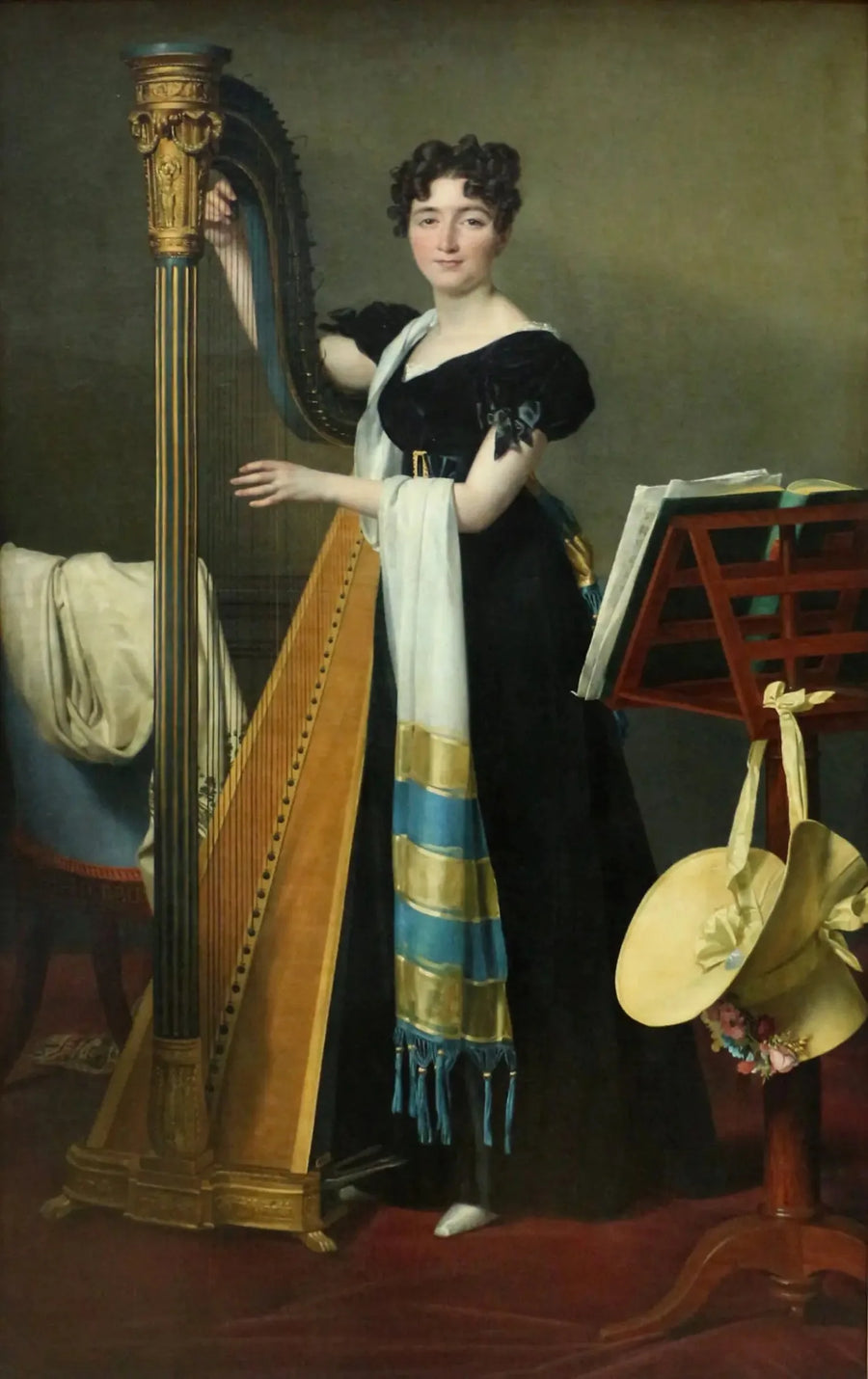 Porträtt av Juliette de Villeneuve - Jacques-Louis David