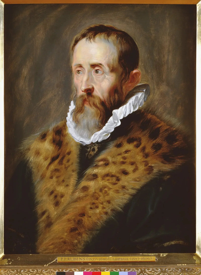 Porträtt av Justus Lipsius - Peter Paul Rubens
