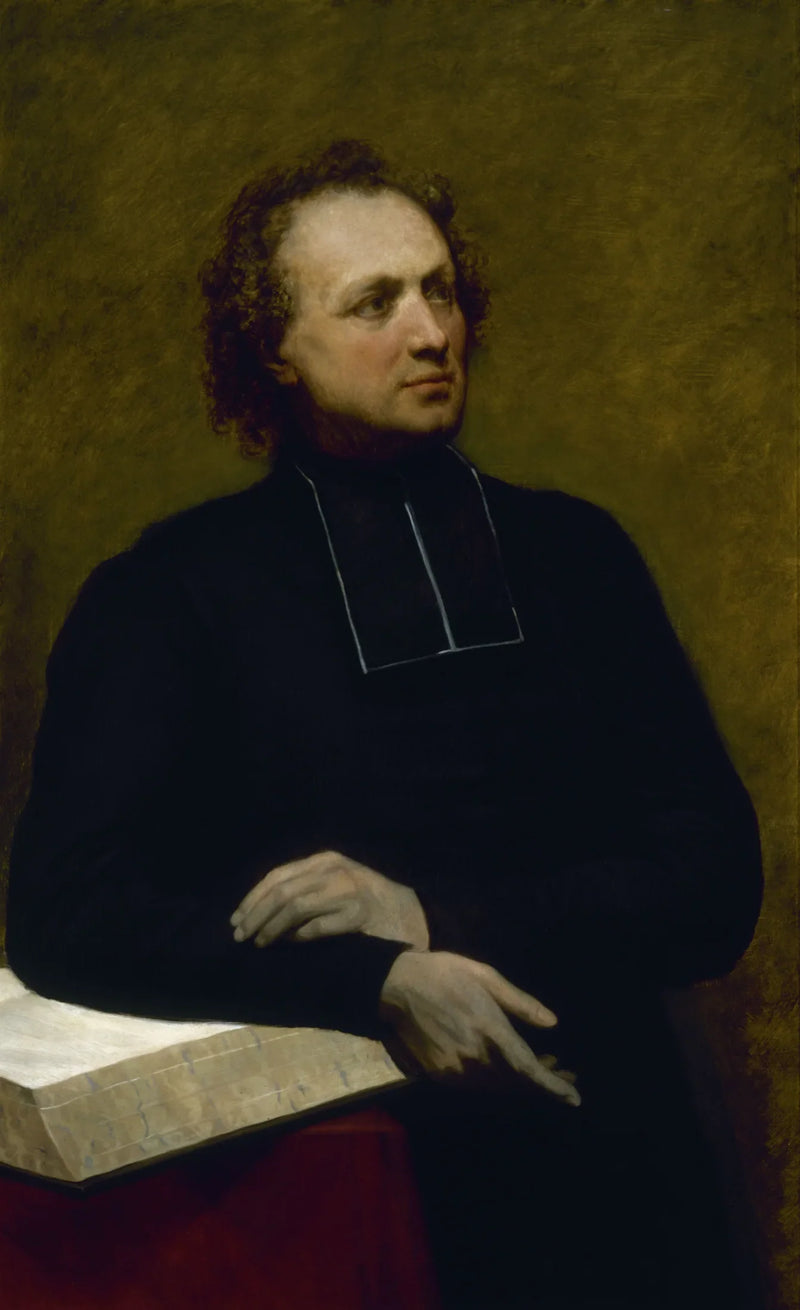 Porträtt av abbot Gaspard Deguerry - Ary Scheffer
