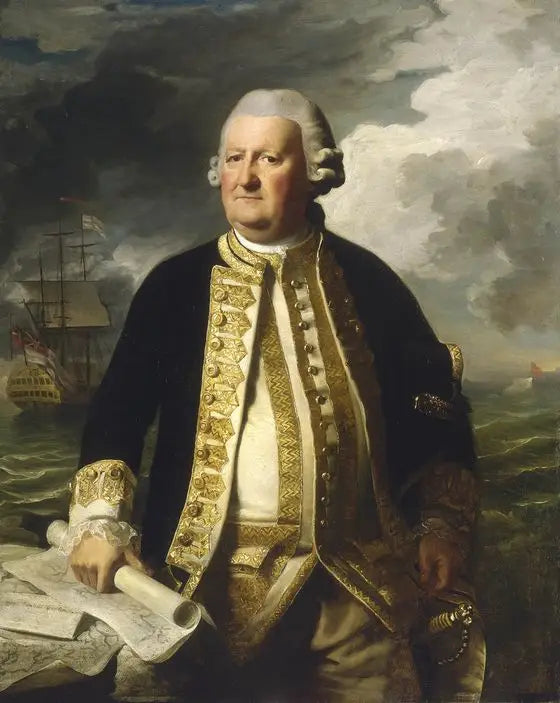 Porträtt av amiral Clark Gayton (1712-1785) - John Singleton Copley