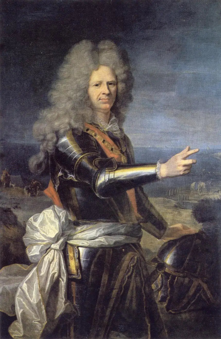 Amiral Ducasse porträtt - Hyacinthe Rigaud