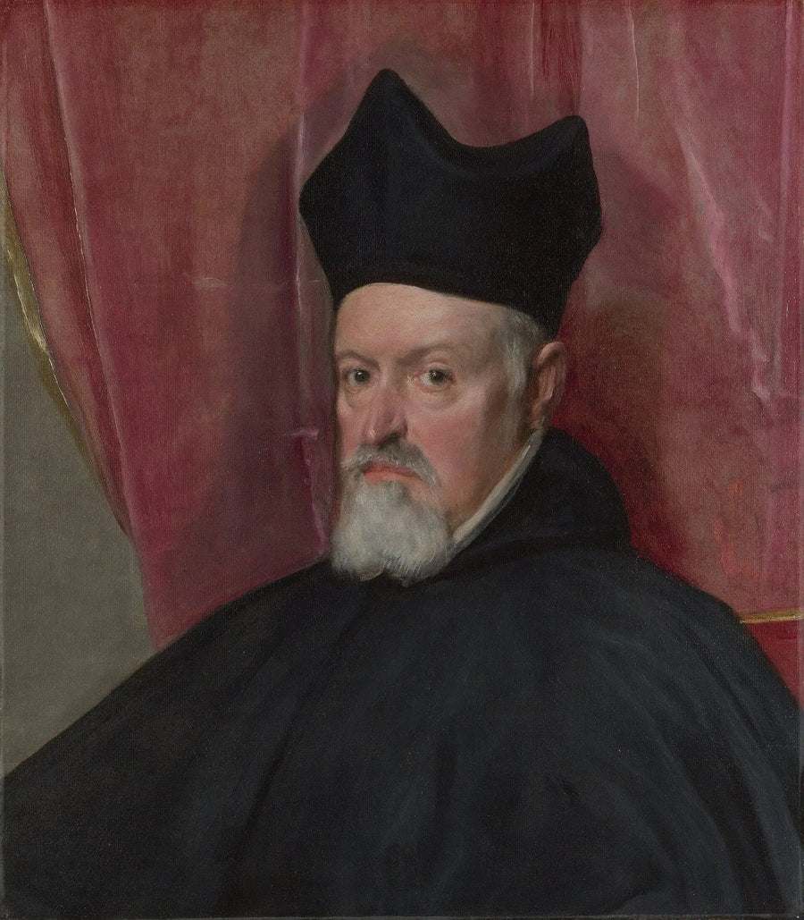 Porträtt av ärkebiskopen Fernando de Valdés - Diego Velázquez