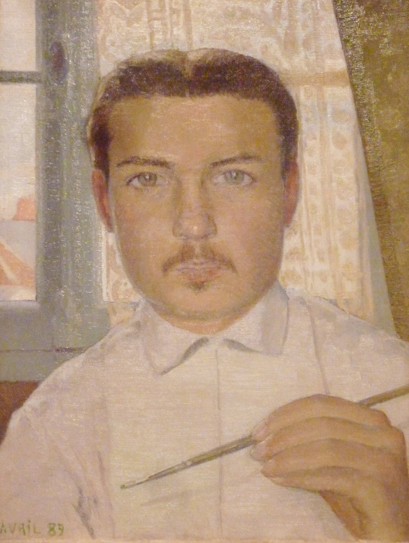 Porträtt av konstnären vid arton års ålder - Maurice Denis