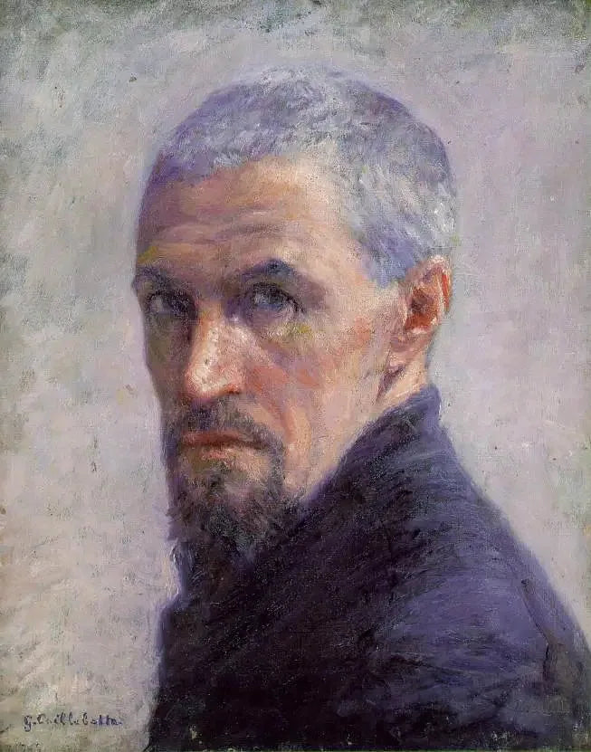 Porträtt av konstnären - Gustave Caillebotte