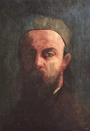 Porträtt av konstnären - Odilon Redon