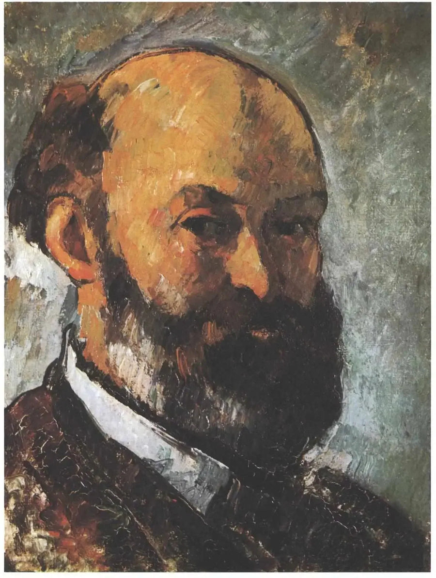 Porträtt av konstnären - Paul Cézanne