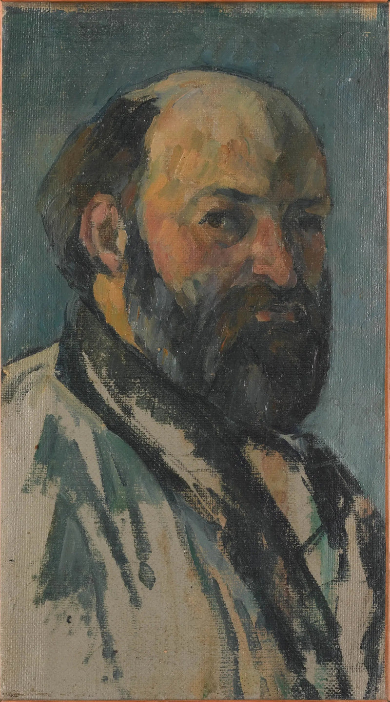 Porträtt av konstnären - Paul Cézanne