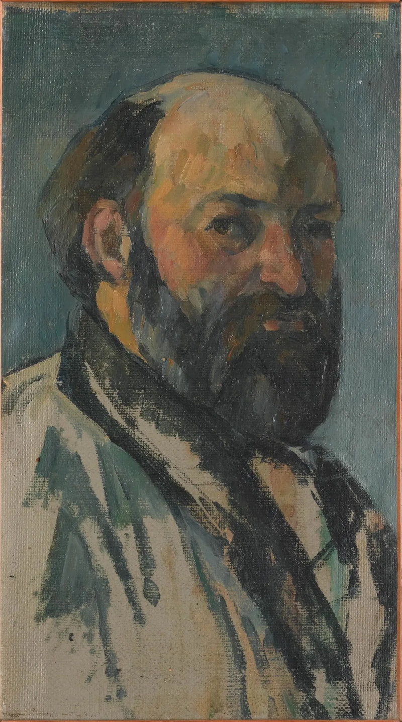 Porträtt av konstnären - Paul Cézanne