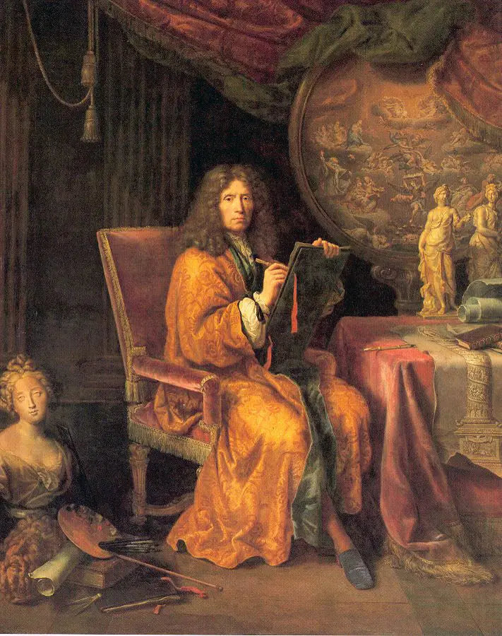 Porträtt av konstnären - Pierre Mignard