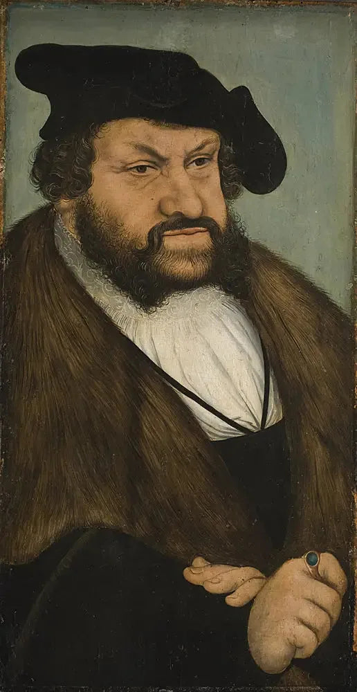 Porträtt av väljaren Jean le Constant de Saxe (1468-1532) - Lucas Cranach den äldre