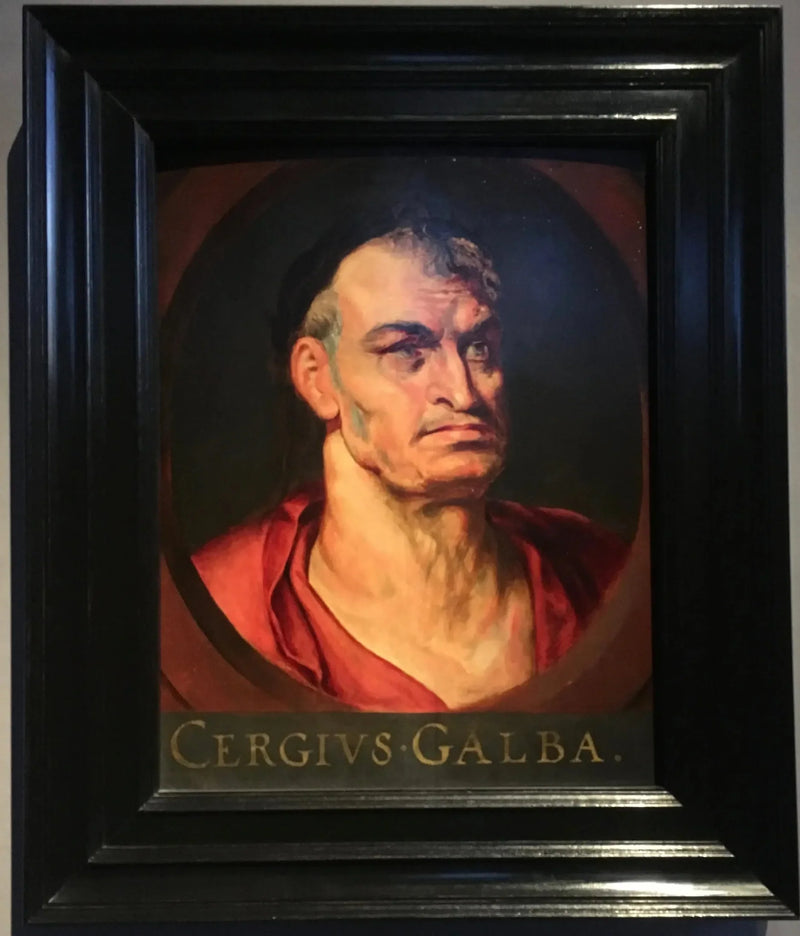 Porträtt av kejsaren Servius Sulpicius Galba - Peter Paul Rubens