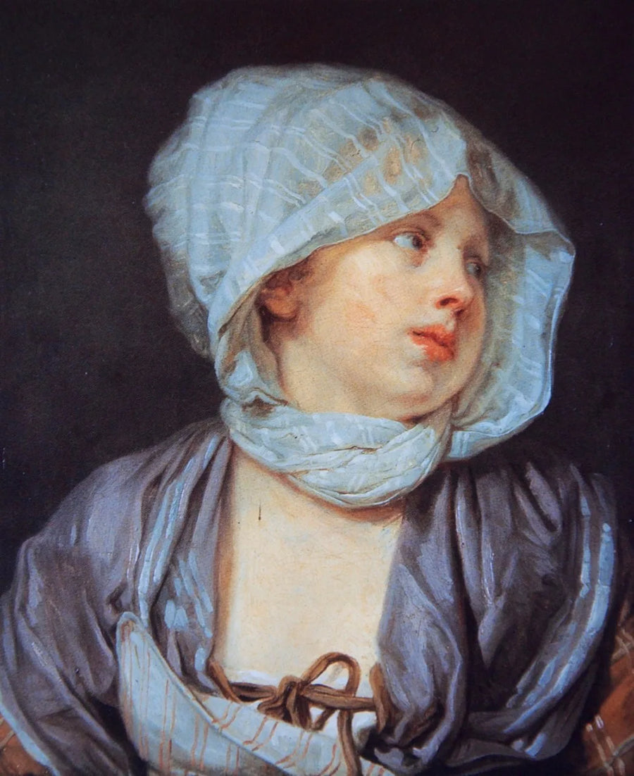 Porträtt av konstnärens fru - Jean-Baptiste Greuze