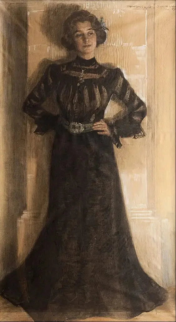 Porträtt av konstnärens hustru: Marie Krøyer - Peder Severin Krøyer