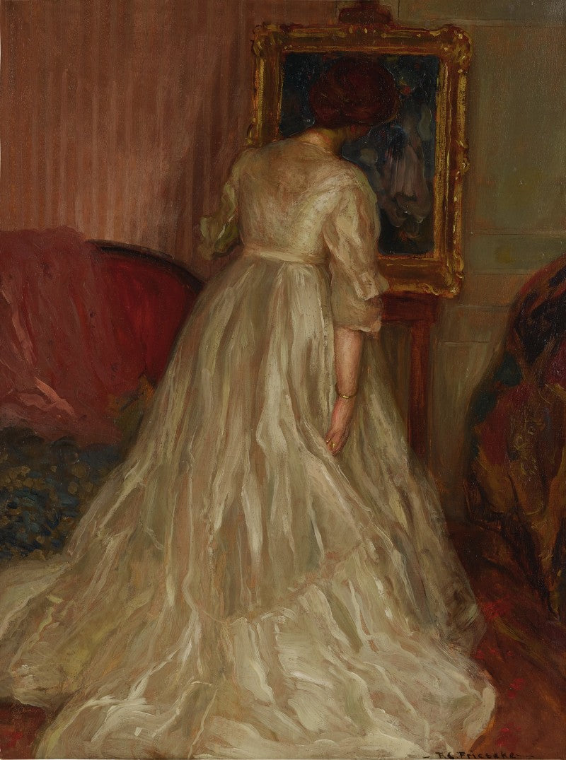 Porträtt av konstnärens fru, Sarah Frieseke - Frederick Carl Frieseke