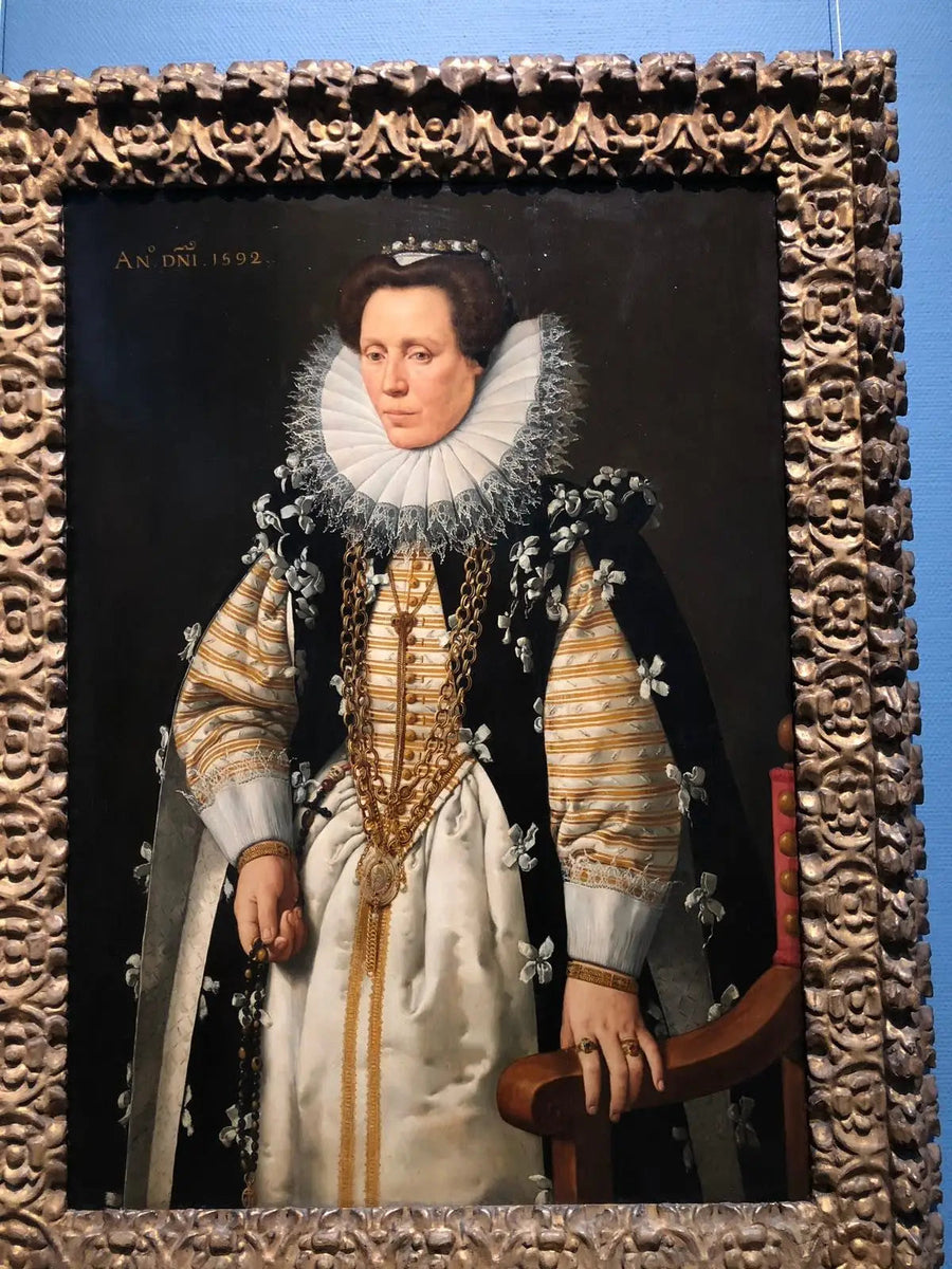 Porträtt av Nicolas de Hellincx fru - Frans Pourbus den yngre