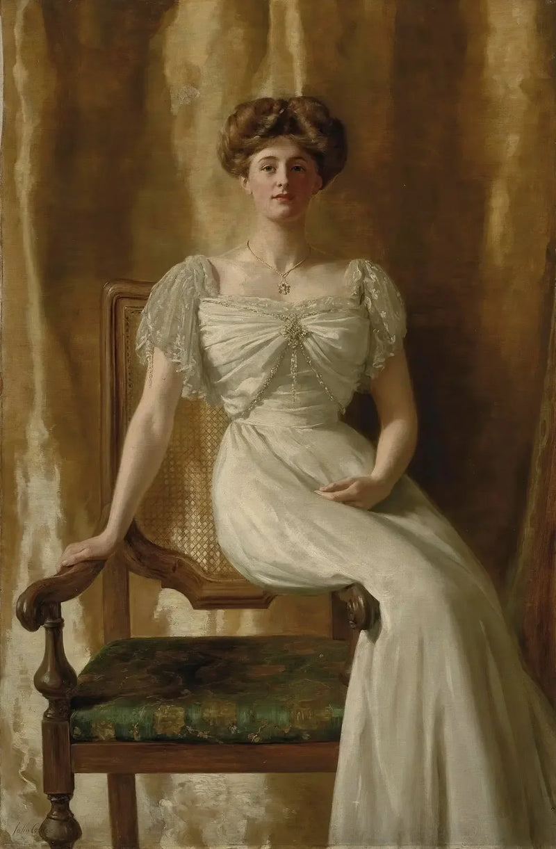 Porträtt av den hedervärda fru Harold Ritchie - John Collier