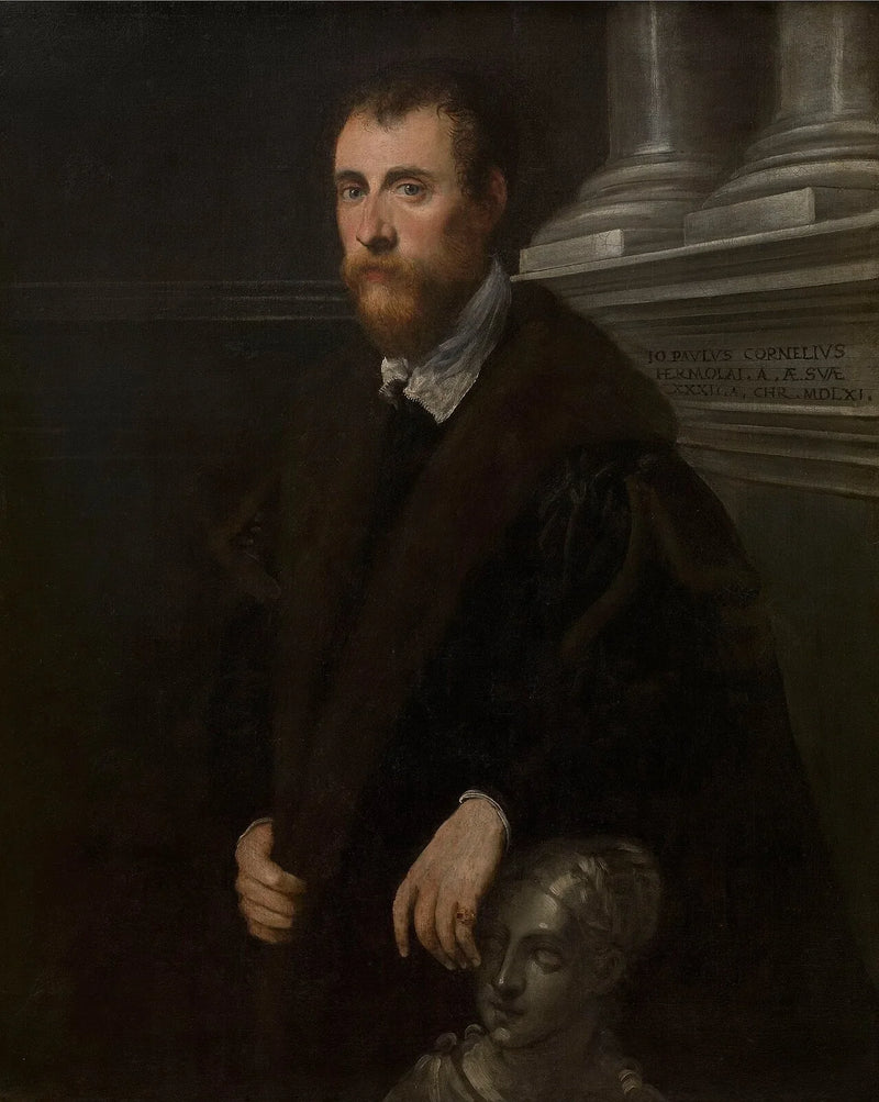 Porträtt av humanisten Giovanni Paolo Cornaro - Jacopo Tintoretto