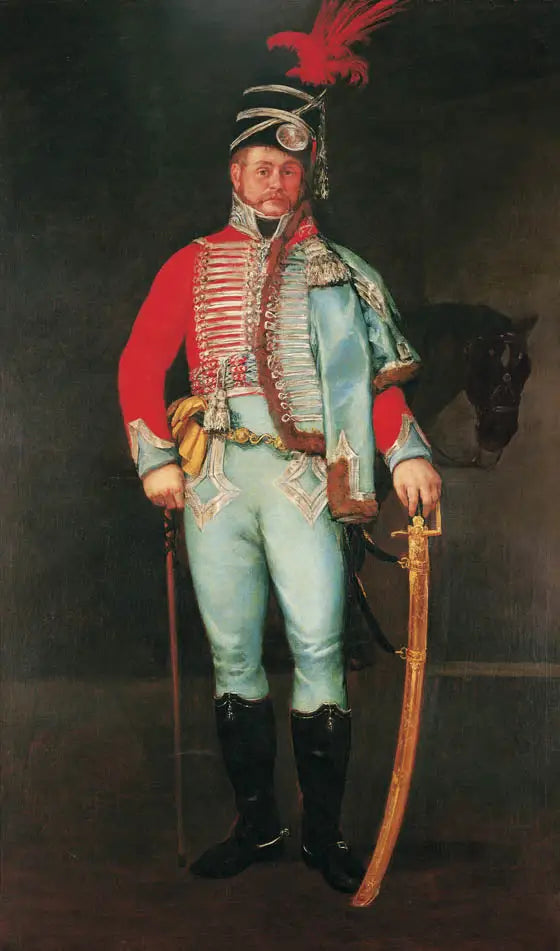 Porträtt av officeren Pantaleón Pérez de Nenin - Francisco de Goya