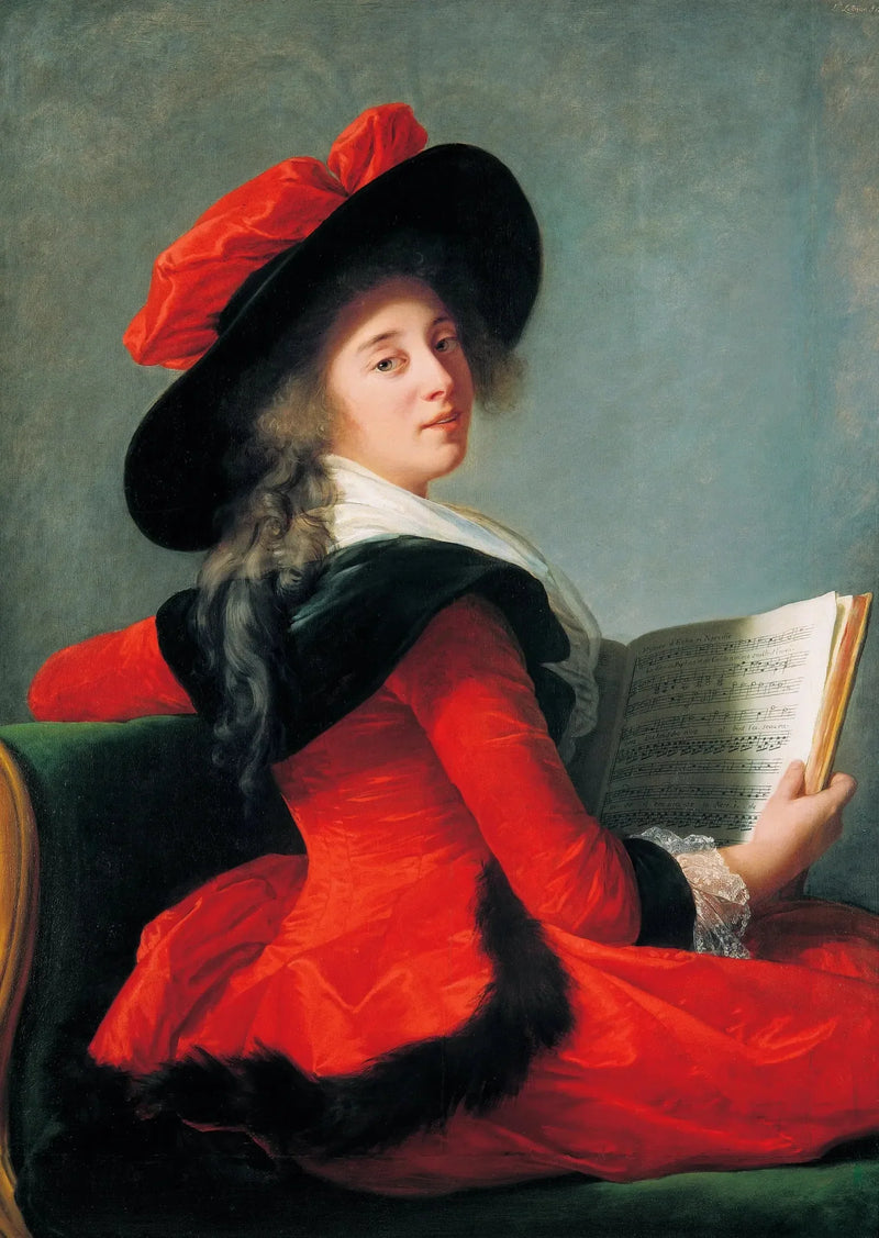 Porträtt av baronessan de Crussol - Élisabeth Vigée Le Brun
