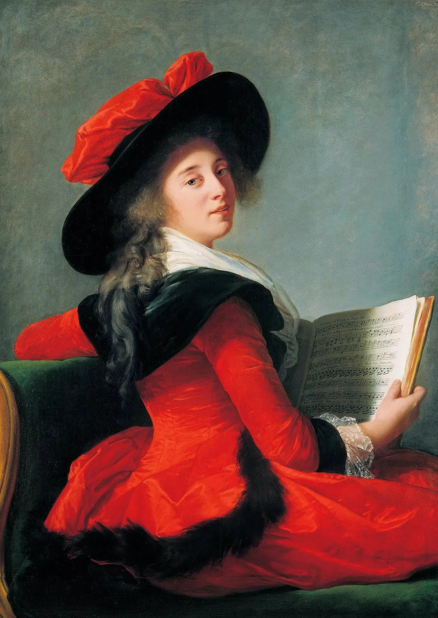 Porträtt av baronessan de Crussol - Élisabeth Vigée Le Brun