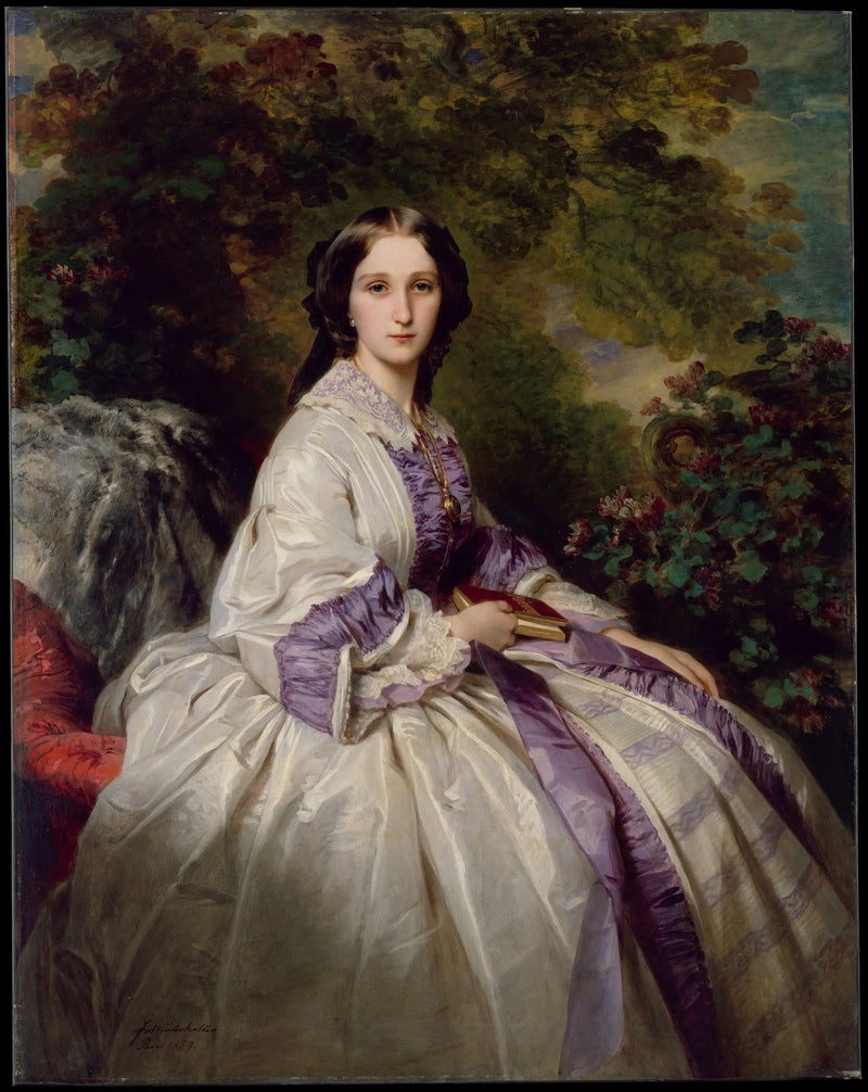 Porträtt av grevinnan Alexandre Nikolaïevitch Lamsdorff - Franz Xaver Winterhalter