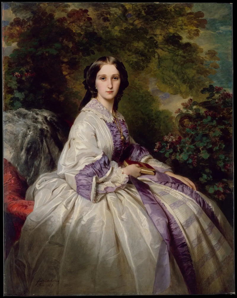 Porträtt av grevinnan Alexandre Nikolaïevitch Lamsdorff - Franz Xaver Winterhalter