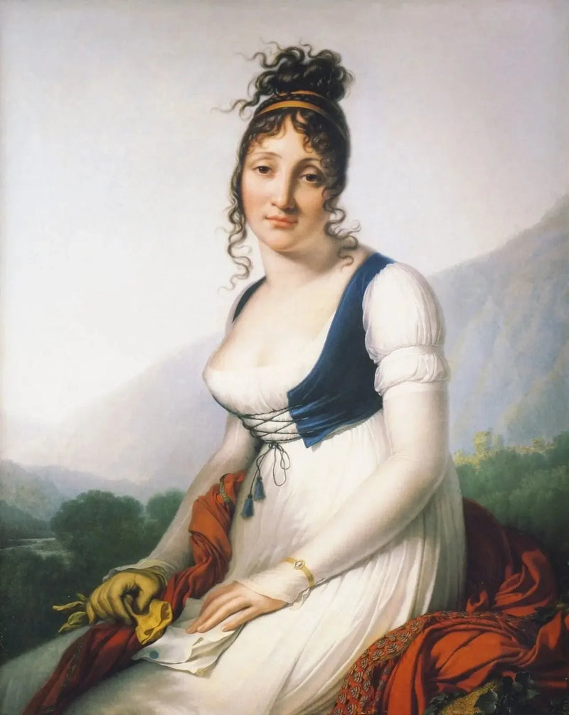 Porträtt av grevinnan de Bonneval - Anne-Louis Girodet
