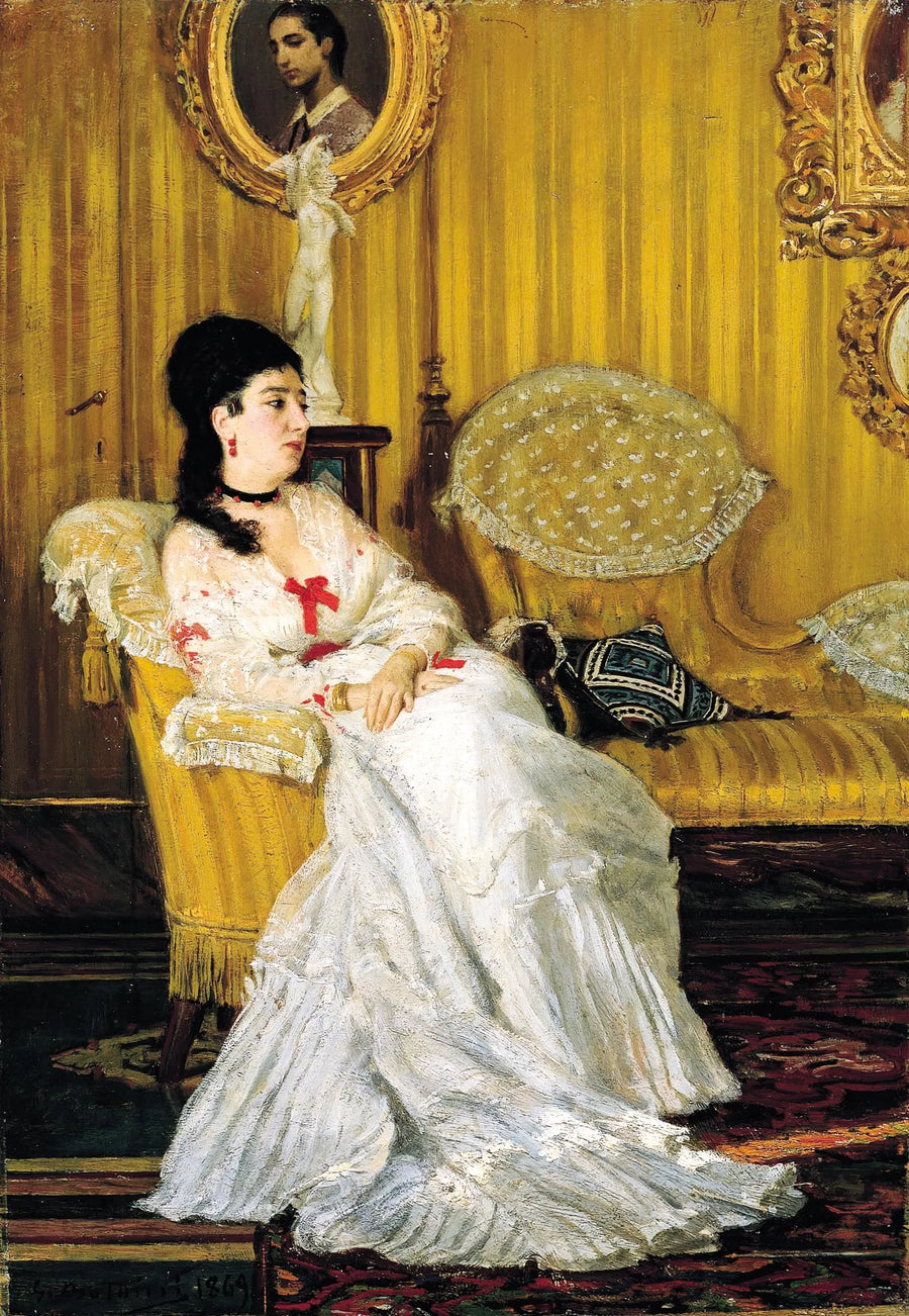Porträtt av grevinnan Carlotta Aloisi Papudoff - Giovanni Boldini