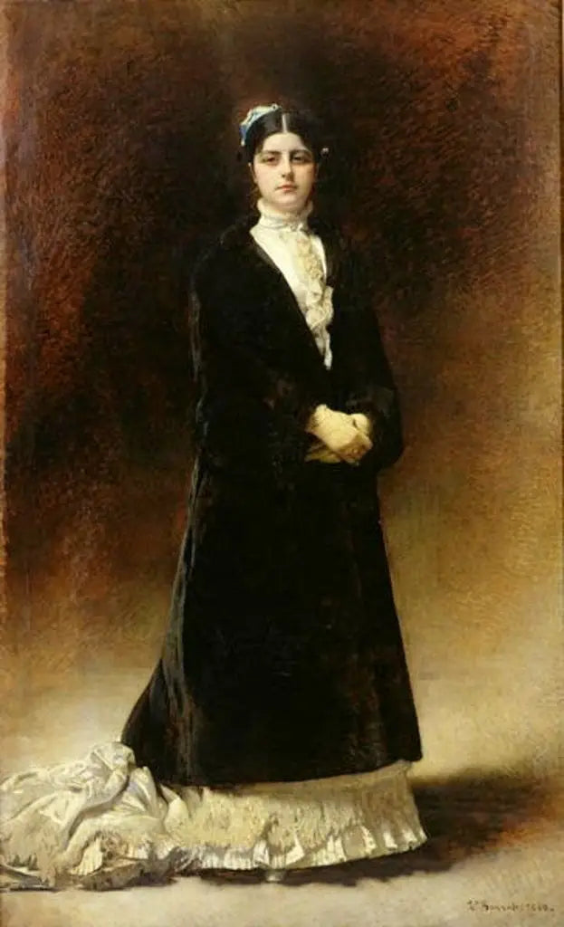 Porträtt av grevinnan Emanuella Pignatelli Potocka - Léon Bonnat