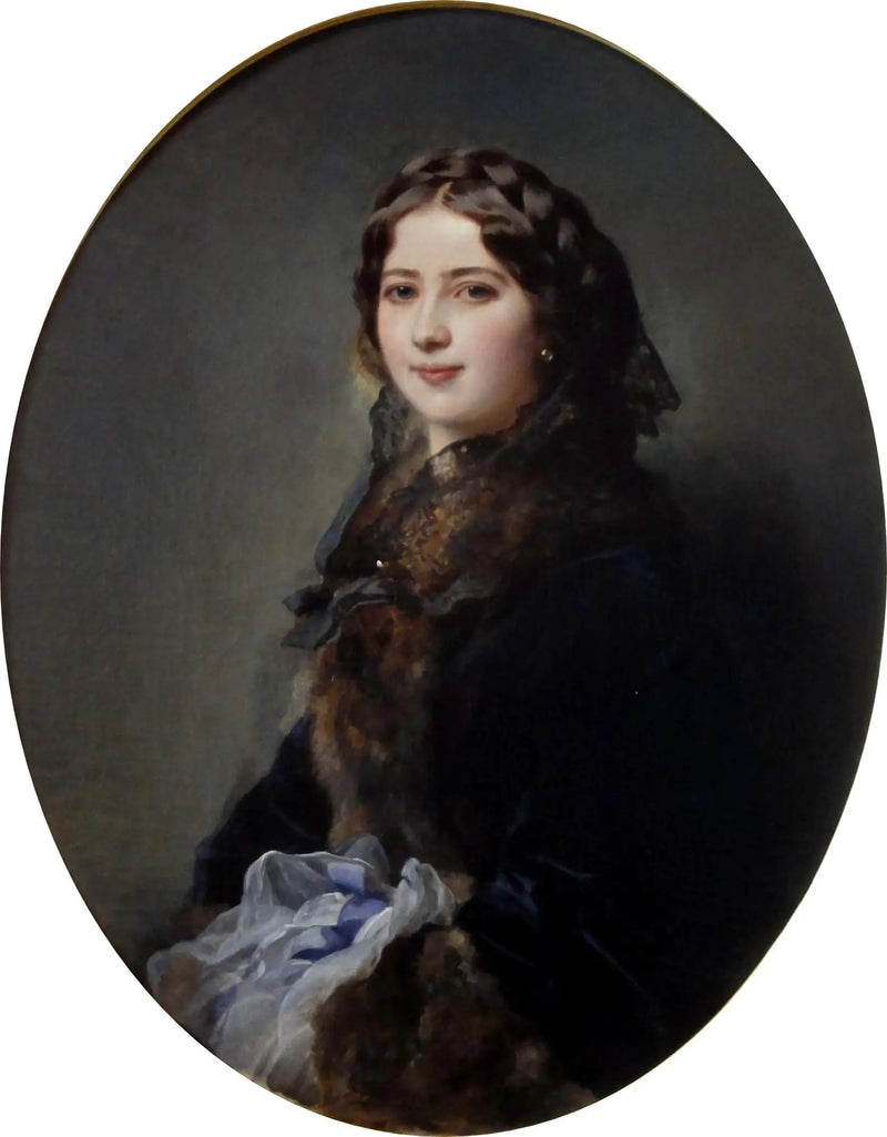 Porträtt av grevinnan Lise Przezdziecka - Franz Xaver Winterhalter