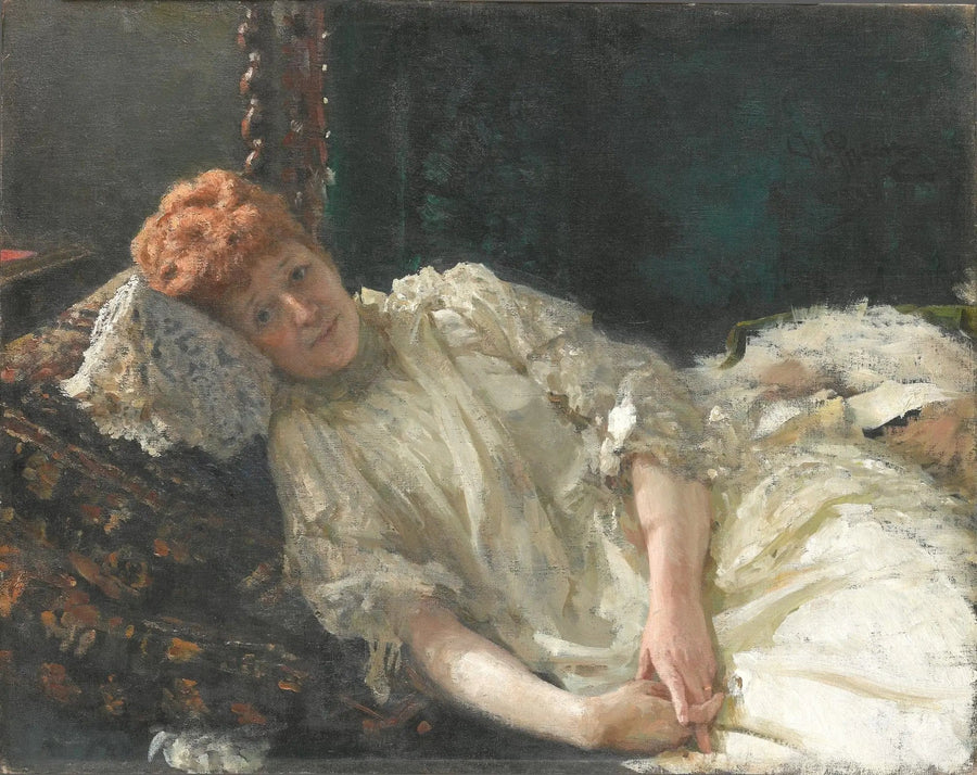 Porträtt av grevinnan Louise de Mercy-Argenteau - Ilya Repin