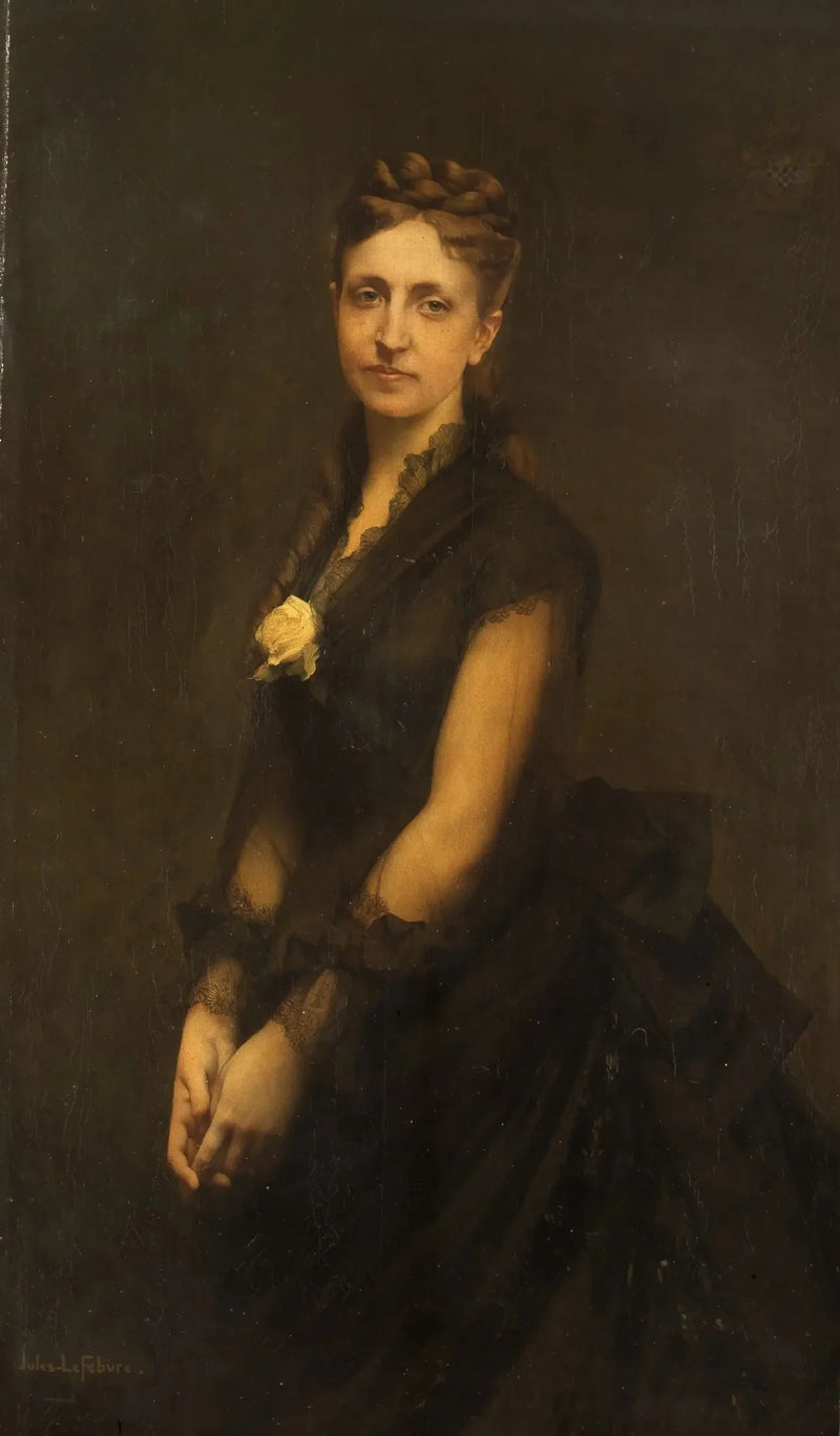 Porträtt av grevinnan Oswald de Kerchove de Denterghem - Jules Lefebvre