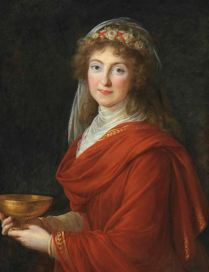 Porträtt av grevinnan Siemontkowsky Bystry - Élisabeth Vigée Le Brun