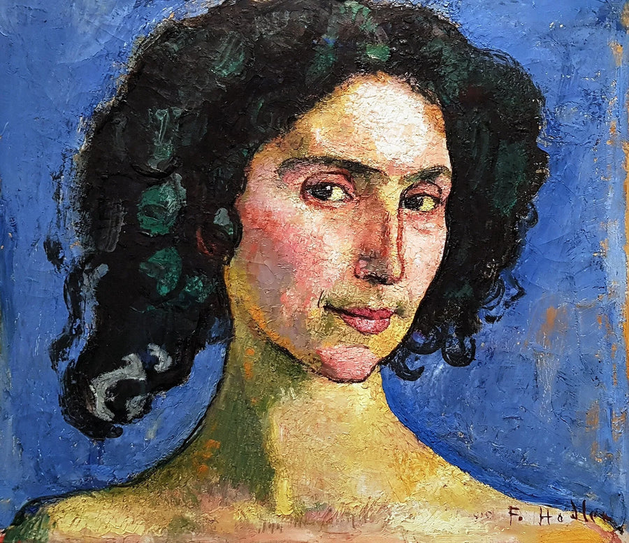 Porträtt av dansaren Giulia Leonardi - Ferdinand Hodler