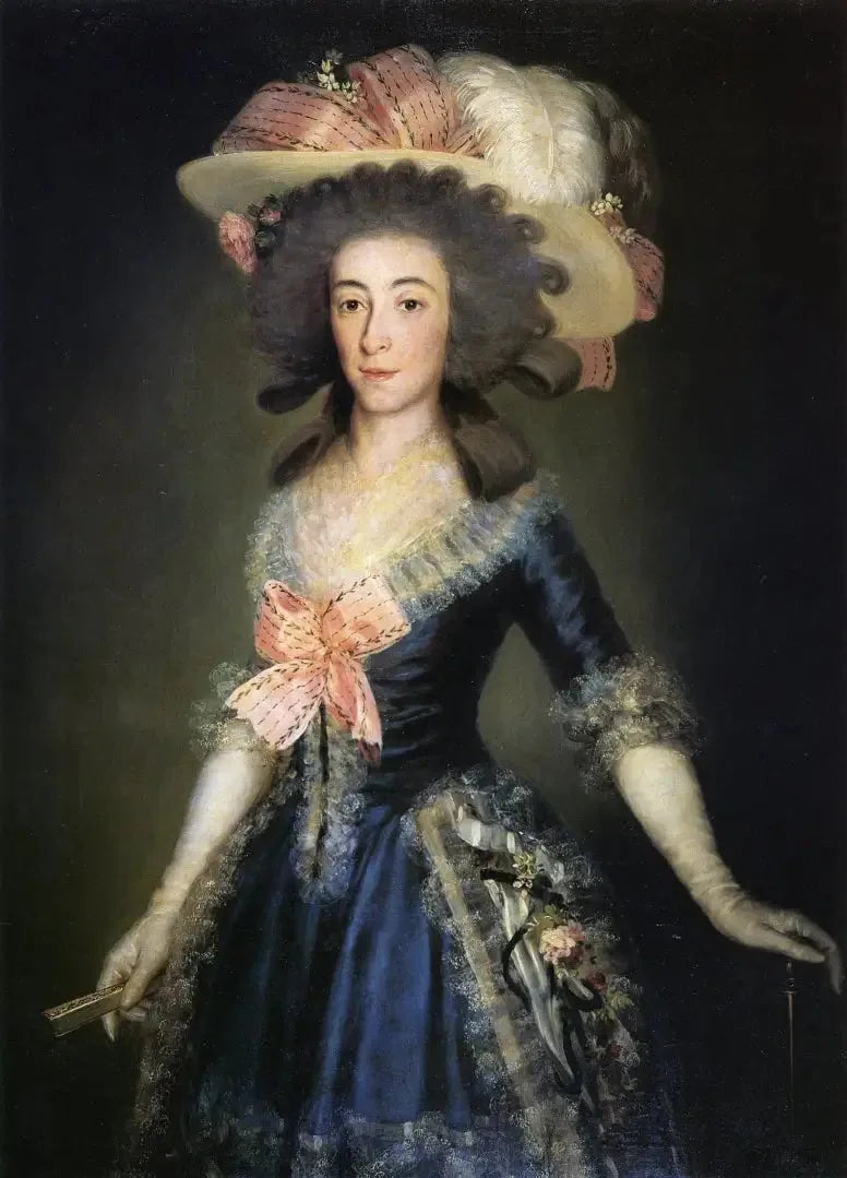 Porträtt av hertiginnan av Osuna - Francisco de Goya