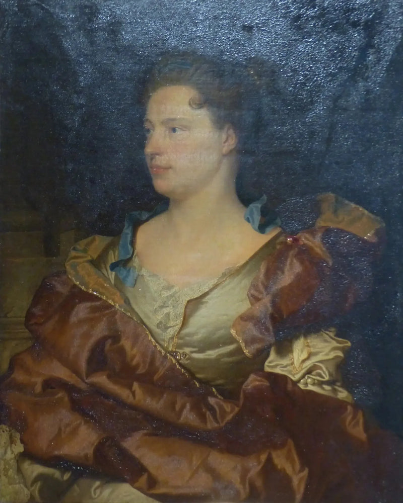 Porträtt av konstnärens hustru, Elizabeth de Gouix - Hyacinthe Rigaud