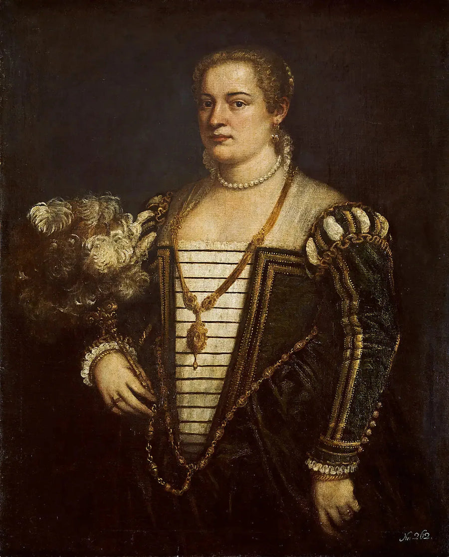 Porträtt av konstnärens dotter, Lavinia - Titian