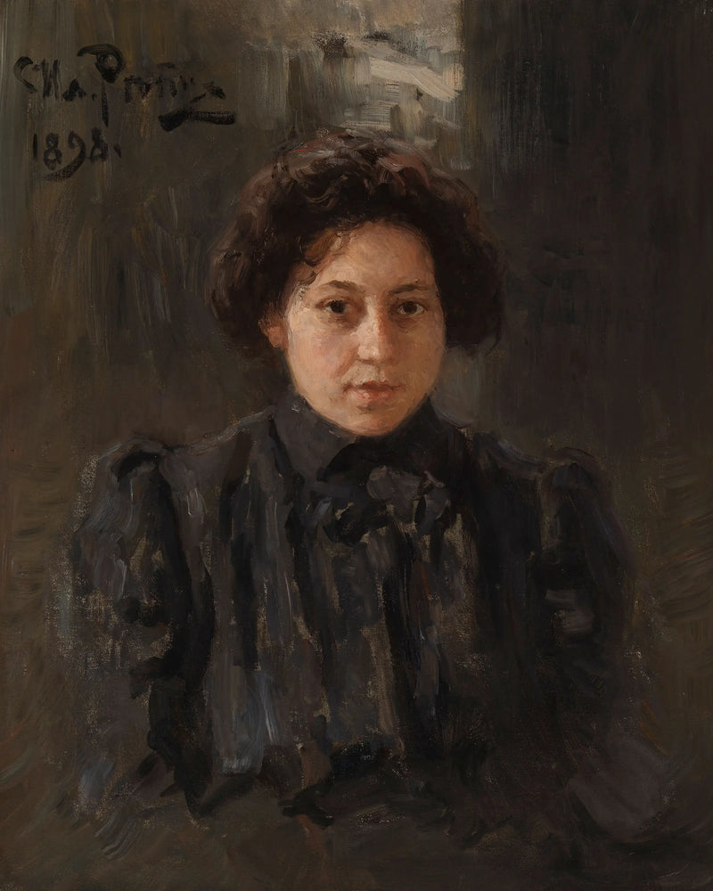 Porträtt av konstnärens dotter Nadezhda Repina - Ilya Repin