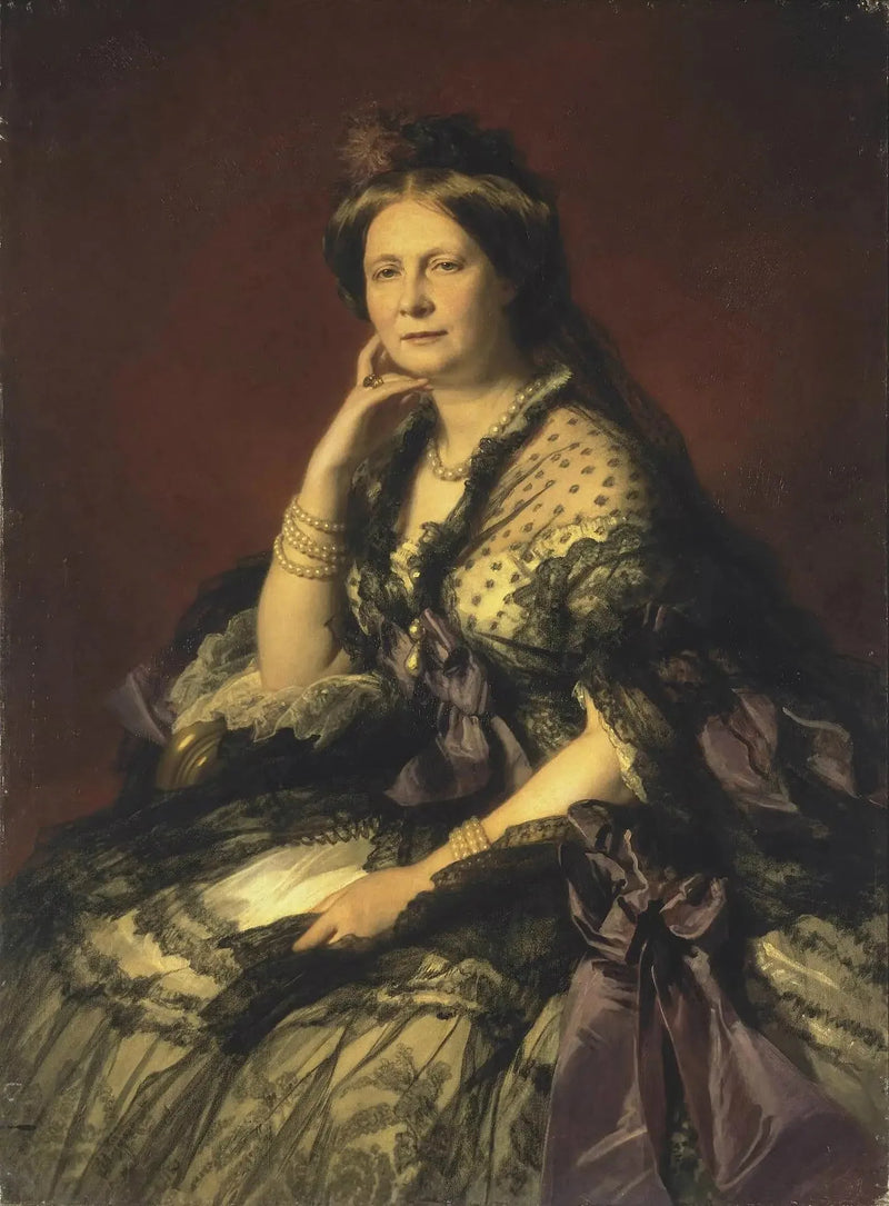 Porträtt av storhertiginnan Elena Pavlovna - Franz Xaver Winterhalter